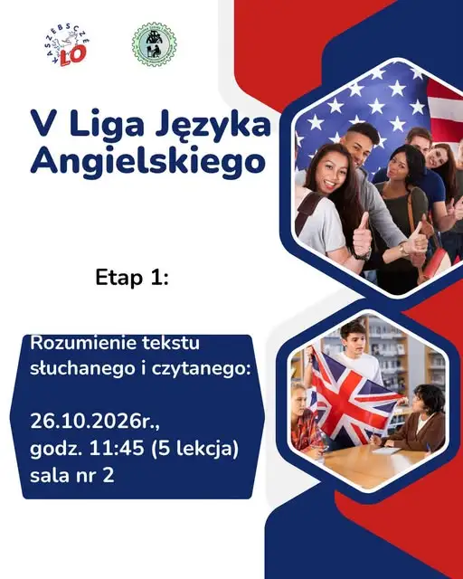 V Liga Języka Angielskiego w LO Brusy – znamy termin i miejsce