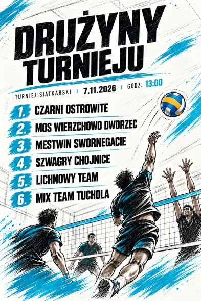 Turniej siatkówki w Ostrowitem – sport, pasja i dobra zabawa